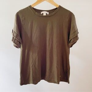 Olive Green Michael Kors tee shirt